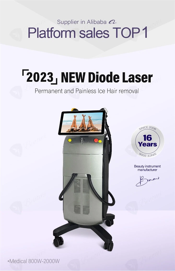 4 Wavelengths Hair Removal Laser Machine